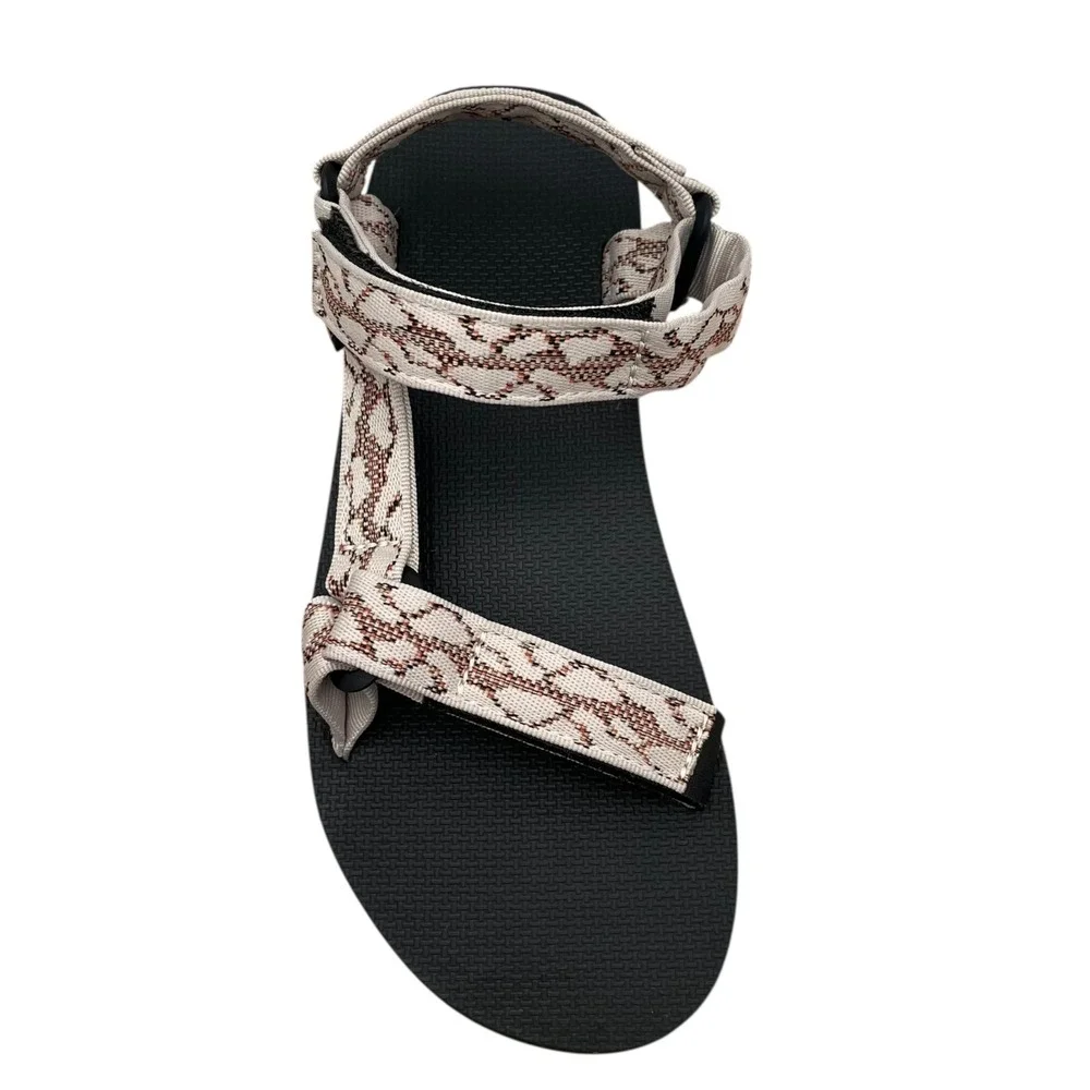 Teva Men's Universal Reloop Sport Adjustable Sandal Size 10 Natural Black Beige